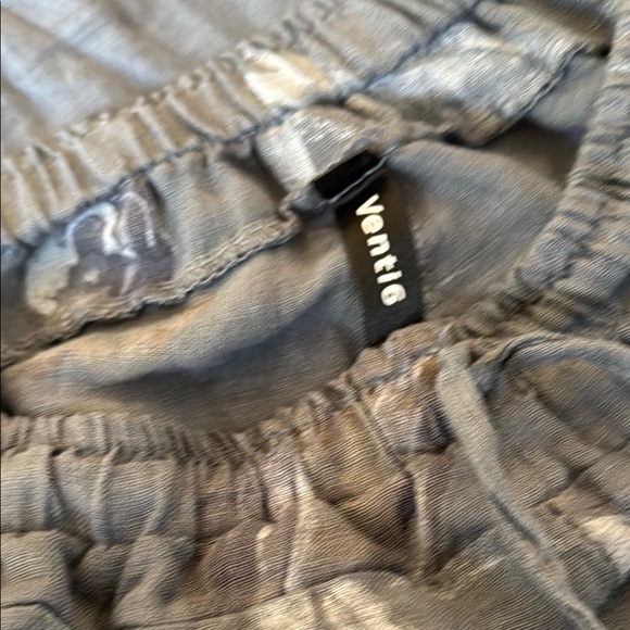 Venti 6 Linen Blue Floral Wide-Leg Pants - Picture 5 of 6